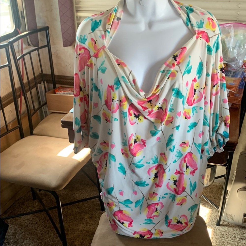 Floral Print Women's Top